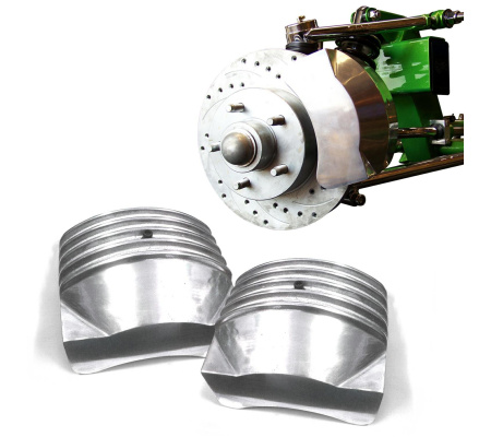 GM Brake Caliper Finned Cover - Pair