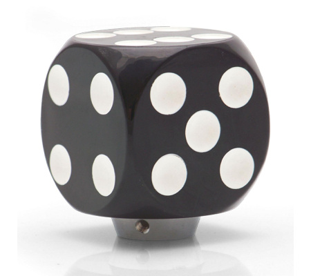 Black Dice Custom Shift Knob with Adapter Kit