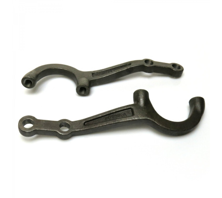 1928 - 1934 Cast Black Steering Arm Set (1 Pair)