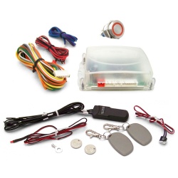 One Touch Engine Start Kit with RFID - Red illuminated Button