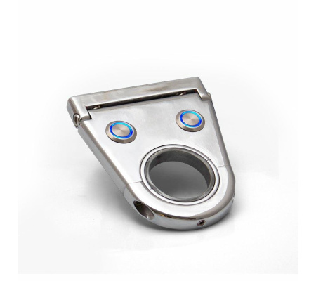 Dual Hole 3.5 Inch Swivel Billet Column Drop with Ringloc Adjustable Column Hole