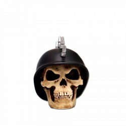 Mohawk German Helmet Skull Custom Shift Knob and Topper