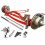 1932 Ford Super Deluxe Four Link Drilled Solid Axle Kit