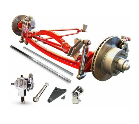 1933 - 1934 Ford Super Deluxe Four Link Drilled Solid Axle Kit