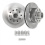 Universal 47 3/4'' Super Deluxe Hair Pin Drilled Solid Axle Kit