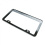 Chrome License Plate Frame with Bolts and Caps