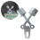 Cross Piston License Plate Topper