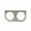 Finned Alloy Duel Gauge Bezel Dash Panel Pod Mount - 52mm