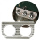 Finned Alloy Duel Gauge Bezel Dash Panel Pod Mount - 52mm