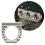 Finned Alloy Single Gauge Bezel Dash Panel Pod Mount - 52mm