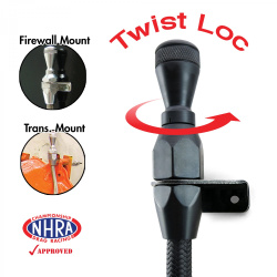 Universal Black Trans Dipstick Firewall & Trans Mount Vintage Parts