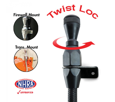 Black Chrysler 518 Billet Trans Dipstick Firewall & Trans Mount Vintage Parts