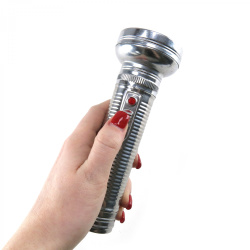 Chrome Vintage Flashlight ~ 5 LED