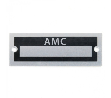 Blank Data Vin Plate - AMC