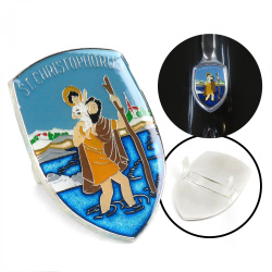 VW St. Christophorus Hood Badge Crest