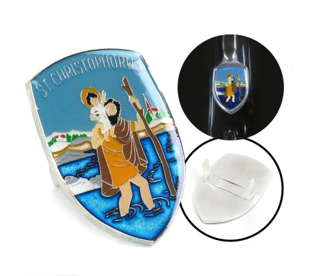 VW St. Christophorus Hood Badge Crest