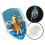 VW St. Christophorus Hood Badge Crest