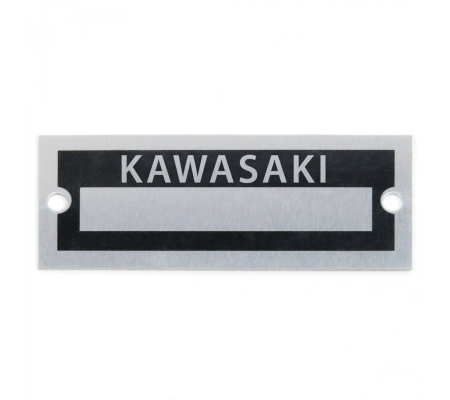 Blank Data Vin Plate - Kawasaki
