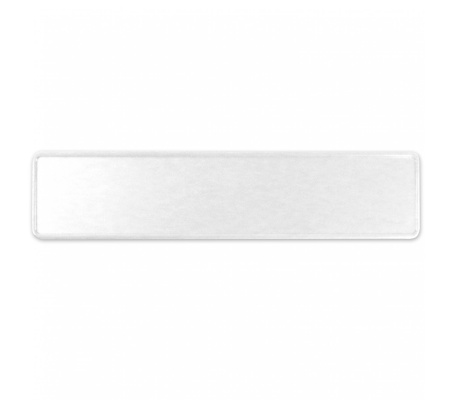 European Vintage Style License Plate (White)