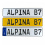 European Vintage Style License Plate (EU Deutsche)