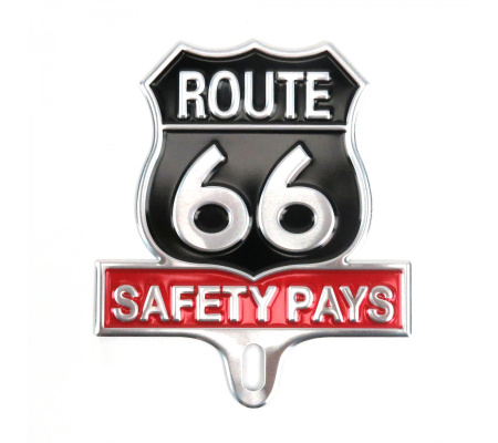Route 66 License Plate Topper
