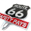 Route 66 License Plate Topper
