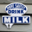 Drink Milk License Plate Topper