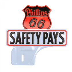 Phillips 66 License Plate Topper