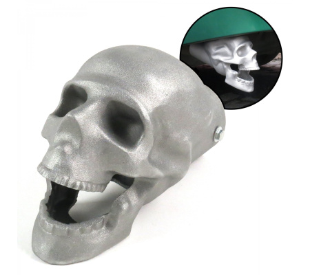 Alloy Skull Muffler Exhaust Tip - Fits 2.5 Inch Pipes