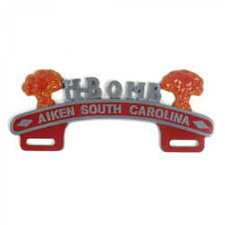 H-Bomb License Plate Topper - Aiken South Carolina