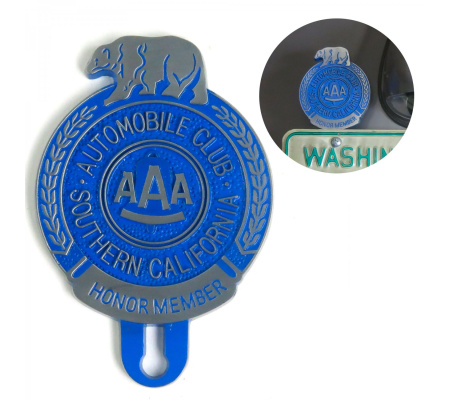 AAA Honor Member License Plate Topper