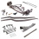1932 Ford Frame Kit - Four Link Super Deluxe Drilled Fits Dearborn,  Brookville