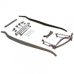 1932 Ford Frame Kit - Four Link Basic Non-Drilled Fits Dearborn,  Brookville