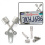 Piston Style Kit with License Plate Topper & Plate Bolts