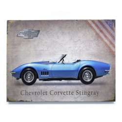 Signature Corvette Wooden Sign