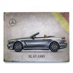 Signature Mercedes Wooden Sign