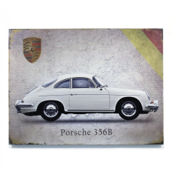 Signature Porsche Wooden Sign