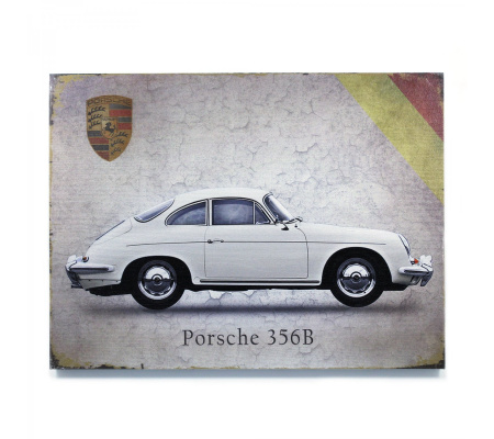 Signature Porsche Wooden Sign