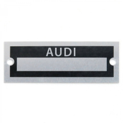 Blank Data Vin Plate - Audi