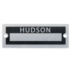 Blank Data Vin Plate - Hudson