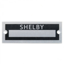 Blank Data Vin Plate - Shelby