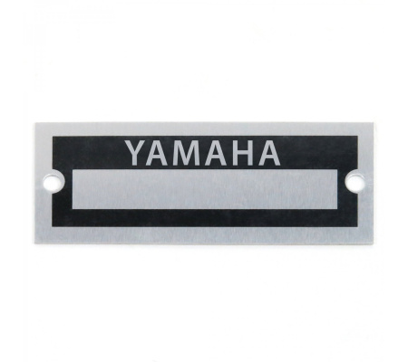 Blank Data Vin Plate - Yamaha