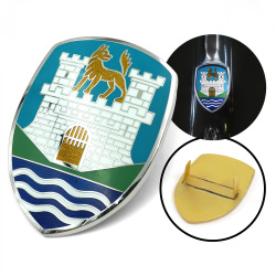 VW Wolfsburg Crest Hood Emblem For Type 1 Volkswagen Beetle 1954-1959 ~ 7 colors