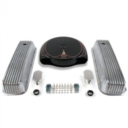 BBC PS Caddy AC/Finned Engine Dress Up kit~w/ Breathers (No PCV)