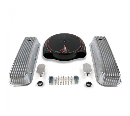 BBC PS Caddy AC/Finned Engine Dress Up kit~w/ Breathers (No PCV)