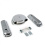 SBF Chr Caddy AC/Finned Engine Dress Up kit~Holes No Breathers 289-351
