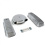 BBC Chr Caddy AC/Finned Engine Dress Up kit~Holes No Breathers