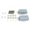 SBC Chr Caddy AC/Tall Finned Engine Dress Up kit~w/ Breathers (No PCV)