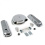 SBF Chr Caddy AC/Finned Engine Dress Up kit~w/ Breathers (No PCV) 289-351