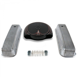 BBC PS Caddy AC/Finned Engine Dress Up kit~Holes No Breathers
